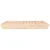 shumee vidaXL Posteljni okvir LED 140x190 cm masiven les
