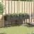 Vrtne sadilice s policom 2 kom crne 90 x 40 x 75 cm poliratan