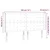 Vidaxl vidaXL Vzglavje postelje z LED diodo črno 183x16x118/128 cm blago