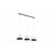 Eglo 38555 - Luster na sajli SPALTINI 3xE27/60W/230V