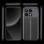 Eleganten gel ovitek Elite Guard z usnjeno teksturo in zaščito robov za Xiaomi Poco F6 Pro - obsidian black