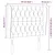 Vidaxl Vzglavje z ušesi krem 93x23x118/128 cm blago