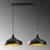 Opviq Luster Saglam-3777, 68x36 cm 2xE27