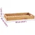 Vidaxl Servirni pladenj 60x35 cm trdna tikovina