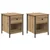 Noćni ormar s ladicama 2 pcs Umjetnički hrast 40 x 42 x 50 cm