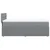 Vidaxl Box spring postelja z vzmetnico svetlo siv 100x200 cm blago