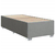 VIDAXL Box spring postelja z vzmetnico svetlo siva 90x190 cm blago
