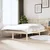 Vidaxl Posteljni okvir 135x190 cm trden les
