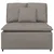 vidaXL Modularni kavč z blazinami taupe 100 cm