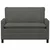 Vidaxl Kavč Temno siva 126 x 81 x 87,5 cm Blago