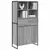 Kreveta 2 pcs Siva Sonoma 81 x 36 x 150.5 cm Konstruirano drvo