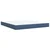 Vidaxl Box spring postelja z vzmetnico modra 180x200 cm žamet