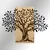 Arbre de Vie-1 NaturalBlack Decorative Wooden Wall Accessory