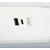LED lampa Bilal 18W/1750lm/4000K/USB bela