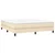 vidaXL Box spring posteljni okvir krem 180x200 cm blago