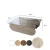 Hanah Home Klub sto Brise, 105x35x65 cm, Prljavo beli