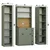 Hanah Home ormar za kafe kutak Nero Duo 1600-246, 160 cm, zeleni