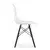 BOLZZ MILANO SET 4 STOLICE WHITE BLACK