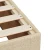 Vidaxl Box spring postelja z vzmetnico krem 120x190 cm blago