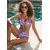 LASCANA Bikini hlačke modra/dimno modra/gorčica/staro roza