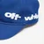 Čepica Off-White Kids Type Graphic Baseball Cap Blue/ White II