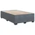Vidaxl Box spring postelja z vzmetnico temno siv 120x190 cm žamet