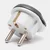 Potovalni adapter Techsuit C529 UK/US/AU v EU, 16A, 250V - bel