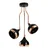 Conceptum Hypnose Luster Yildo-6891, 50x50 cm , Crno-Zlatni