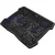 Cooling stand dual-fan with 2x2.0 USB hub, support up to 10-15.6 laptop, ABS plastic and iron, Fans dimension:125*125*15mm(2pcs), DC 5V,