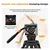 K&F VA3+BV10 Aluminum Alloy Professional Fluid Head Video Tripod – Black
