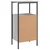 Noćni ormarić siva boja hrasta 41x31x80 cm konstruirano drvo
