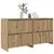 Komode 2 pcs hrast artisan 70 x 41 x 75 cm Konstruirano drvo