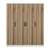 Hanah Home Ormar Noah-8222, 180x210x35 cm, Boje hrasta