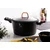 BERLINGERHAUS Posoda s pokrovom z marmornato površino 20 cm Black Rose Collection BH-1641