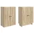 Set ormara 2 pcs Hrast sonoma 66 x 34,5 x 90 cm