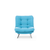 Atelier del Sofa Fotelja Misa 88x90x105cm Tirkizna