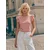 Pieces Ženska bluza Mauna, Kratki rukav, Roze