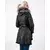INVENTO Ženski monton Shirly, Crni