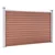 Vidaxl Vrtna ograja WPC 180x105 cm rjava