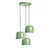 Opviq Luster Yozgat-N-1413, 45-114cm, 45 cm, 3xE27, Zeleni
