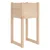 Sadilice 2 kom 40x40x81 cm od masivne borovine