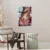 Canvas Slika na platnu Ahat, Sa ramom, 40 x 60 cm, Beli