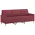Vidaxl Trosed vinsko rdeč 180 cm blago