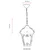 Lessentiel Maison Spoljna zidna lampa BFE-68181-BSY, 55 cm, E27, 40W, IP65, Crna