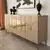 Hanah Home Komoda Lago 180x80x40cm Bronzano-Zlatna