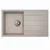 Granitna sudopera MILO METRO 76x44 Pure sand sa sifonom