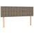 Vidaxl Box spring postelja z vzmetnico taupe 140x190 cm blago