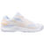 Ženske tenisice za badminton/skvoš Mizuno Cyclone Speed 4 - white/peach parfait/halogen blue