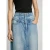 Pepe Jeans za ženske. PL901207 Midi krilo iz modrega neraztegljivega jeansa (S), Modra, Priložnostno, Bombaž, Džins, Trajnost