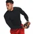 Majice Under Armour Hg Armour Comp Mock LS Black/ White XXL